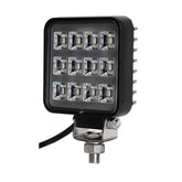 LED Work Light|3''12W 960 LM|Wide Flood|12V 24V DC for Trucks