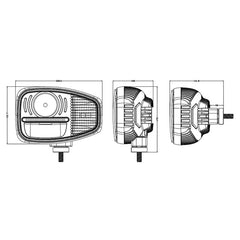 Tractor Front Light R112|Hi Low Beam DRL|Tractor Work Light