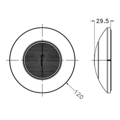 12 Volt LED Interior Lights|4.5 Inch 18W 1,440 LM, 6,000K|LED Lights for Boat Interior