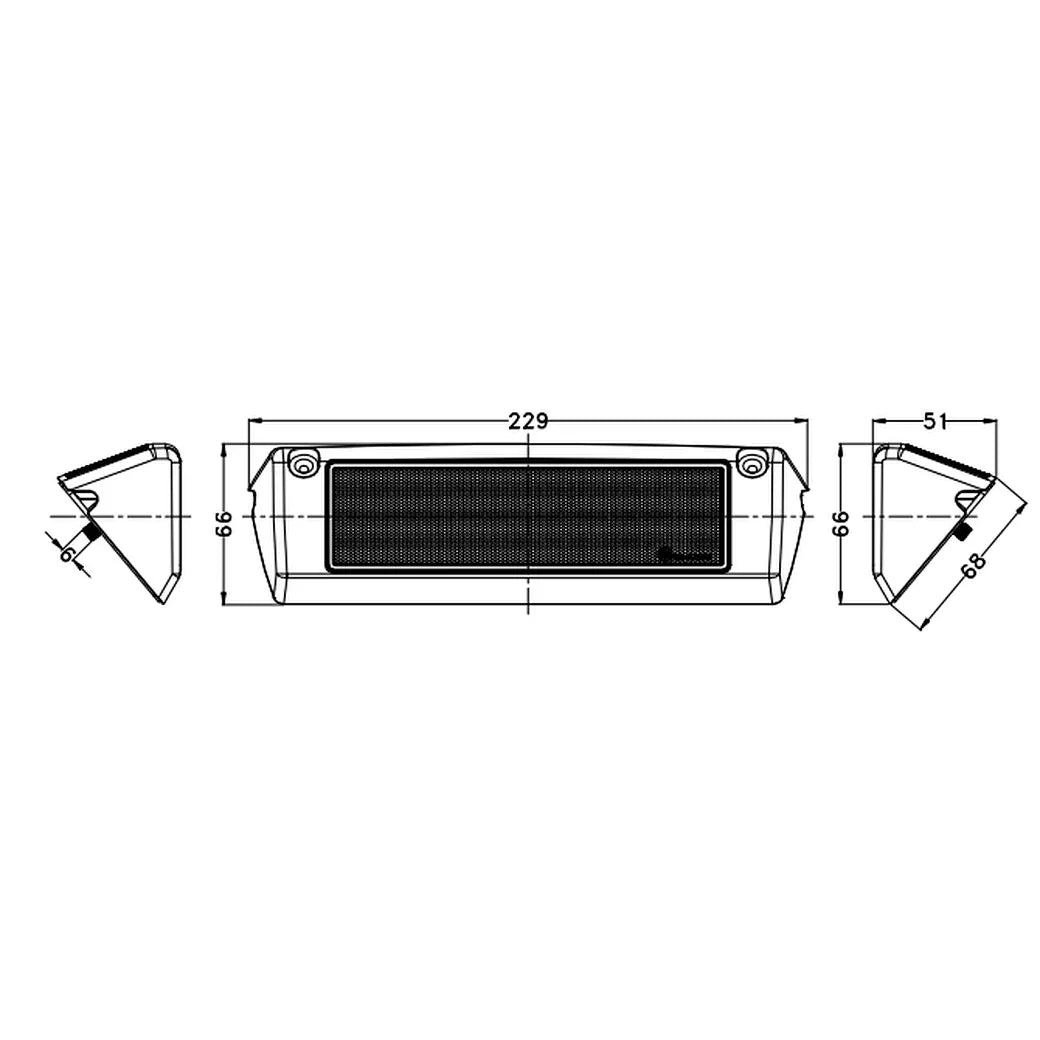 RV Lighting|9 Inch 36W 2,880 LM, 6,000K|Lighting for RV
