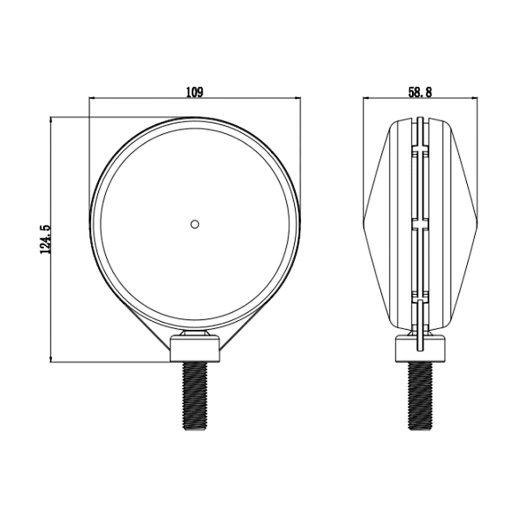 LED Amber Lights ECE R10