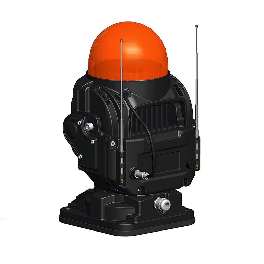 90W Wireless Handheld Remote Control Search Light 370°Rotation x 135°Tilt