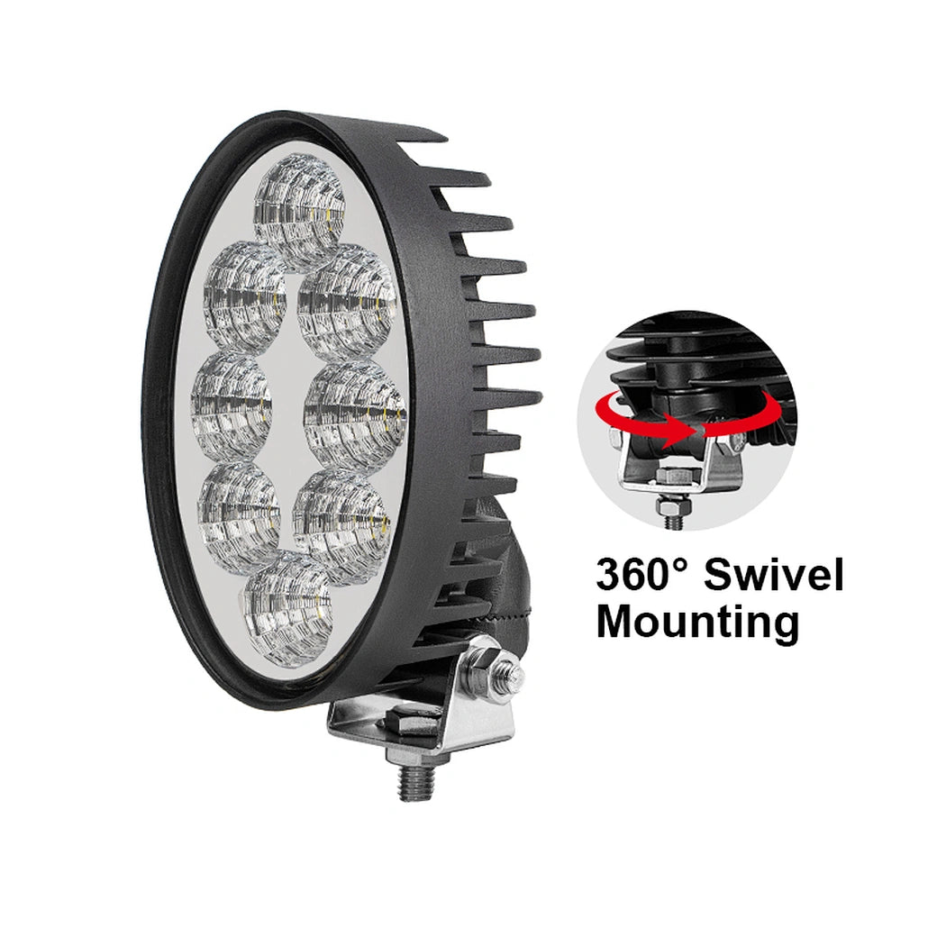 5.5 inch 40W Oval Agricultural LED Work Light E-Mark Approved