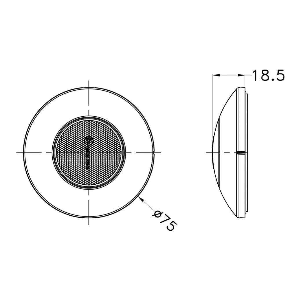 LED Boat Lights Interior|3 Inch 8W 640 LM, 6,000K, 6,000K|LED Light for Boat
